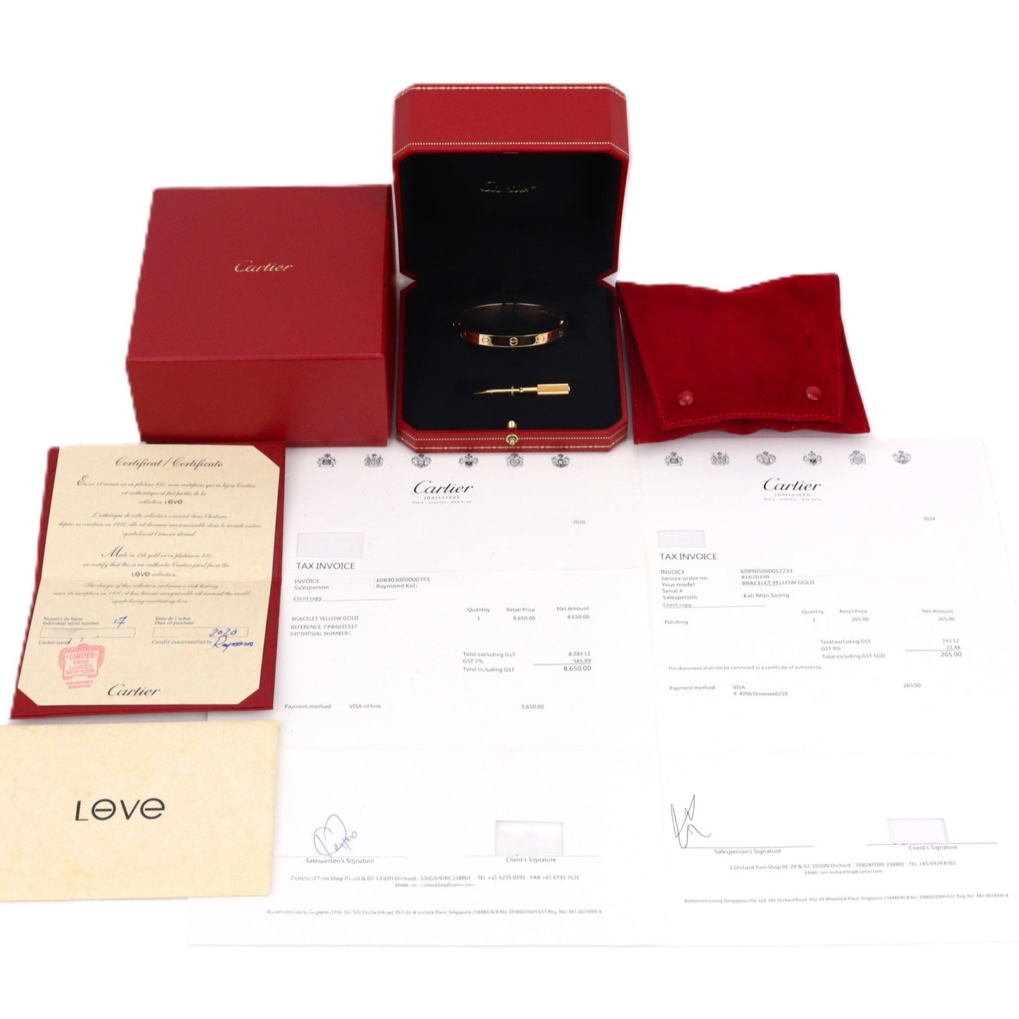 Cartier CRB6035517 Love Bracelet