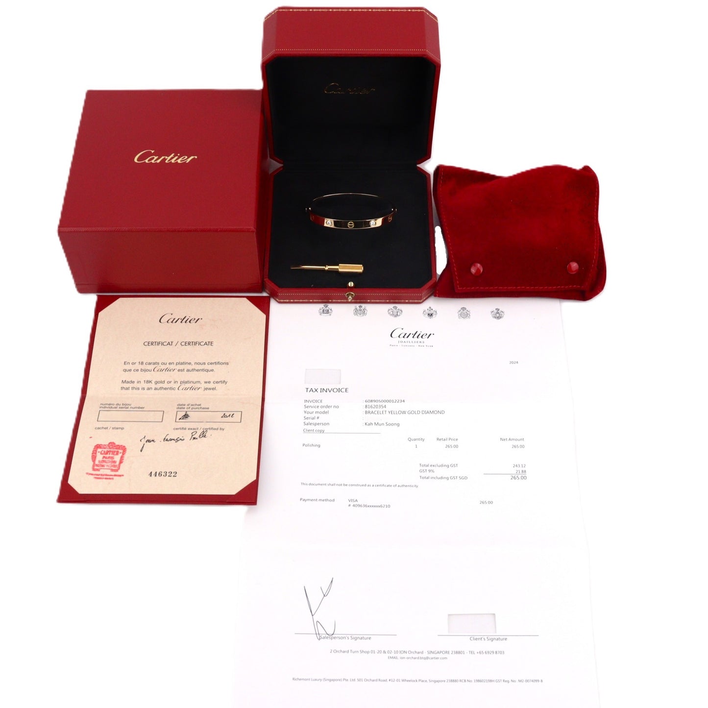 Cartier CRB6070018 Love Bracelet
