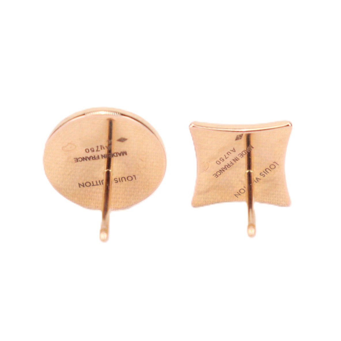 LOUIS VUITTON Q96426+Q96425 Puce Star Blossom Nacre+Puce Sun Blossom Nacre Earrings