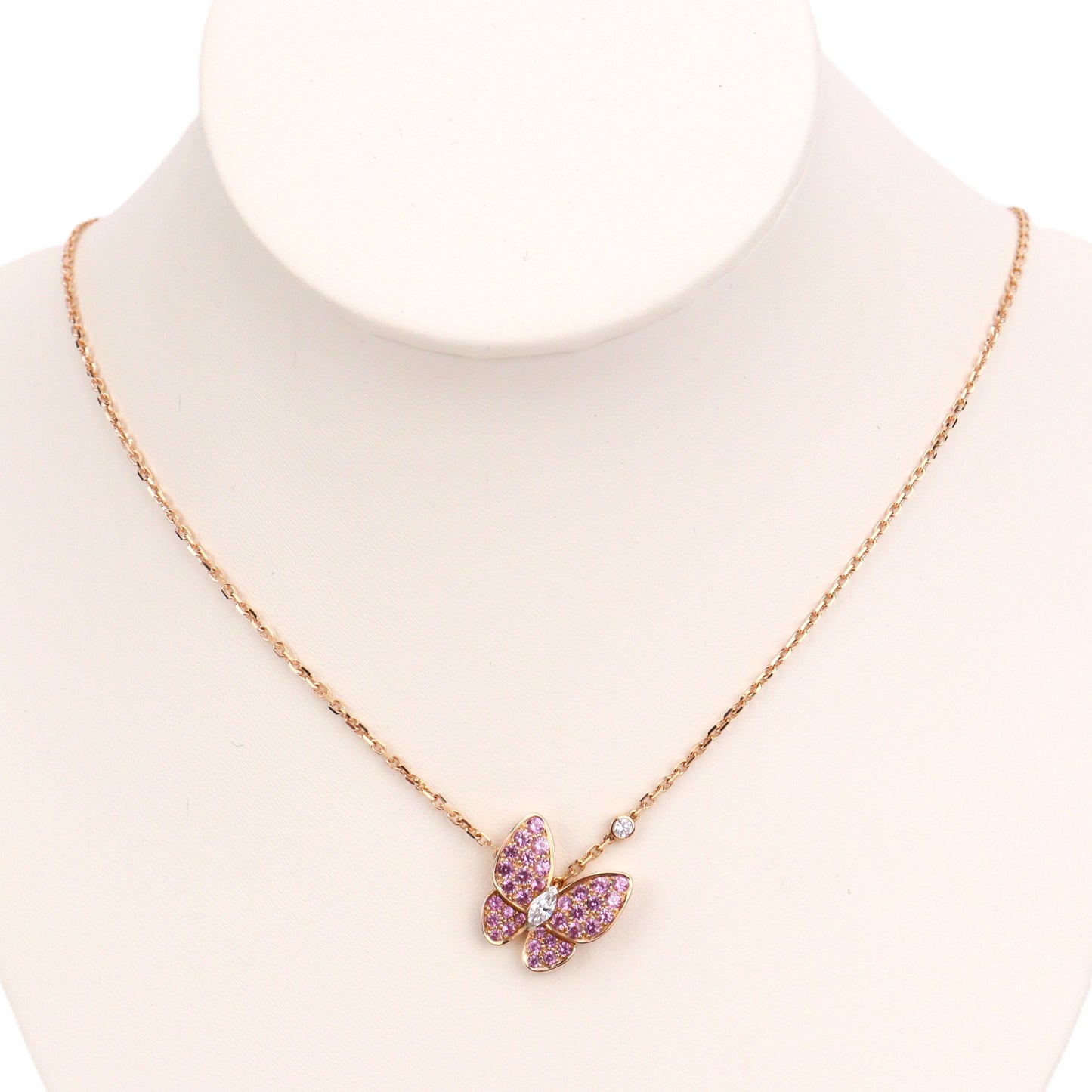 Van Cleef & Arpels VCARO3M200 Deuw Papillons Necklace