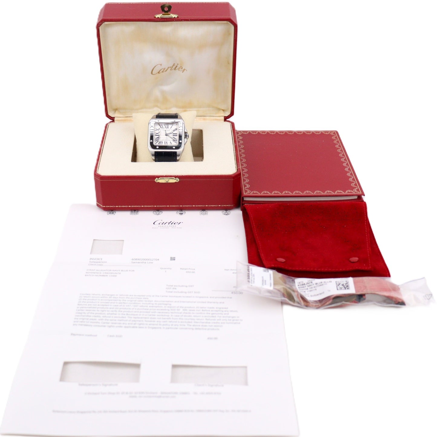 Cartier W20073X8 Santos100