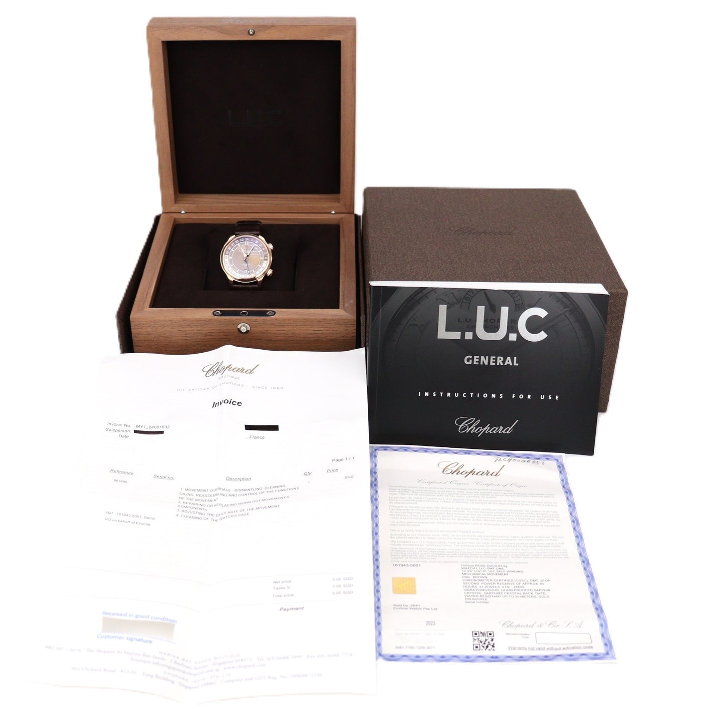 Chopard 161943-5001 L.U.C GMT ONE