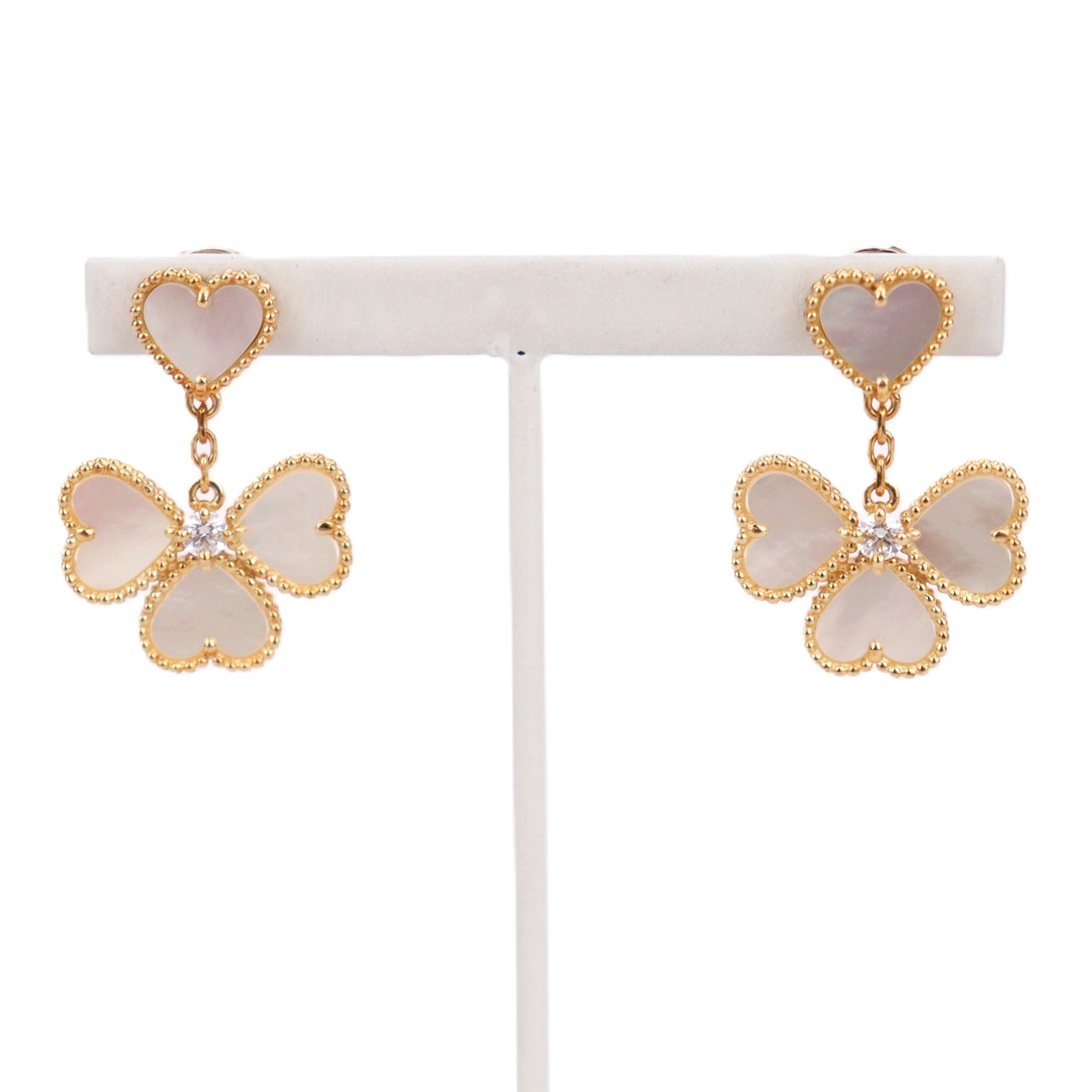 Van Cleef & Arpels VCARN5PQ00 Sweet Alhambra Effeuillage (Sweet Hearts) Earrings