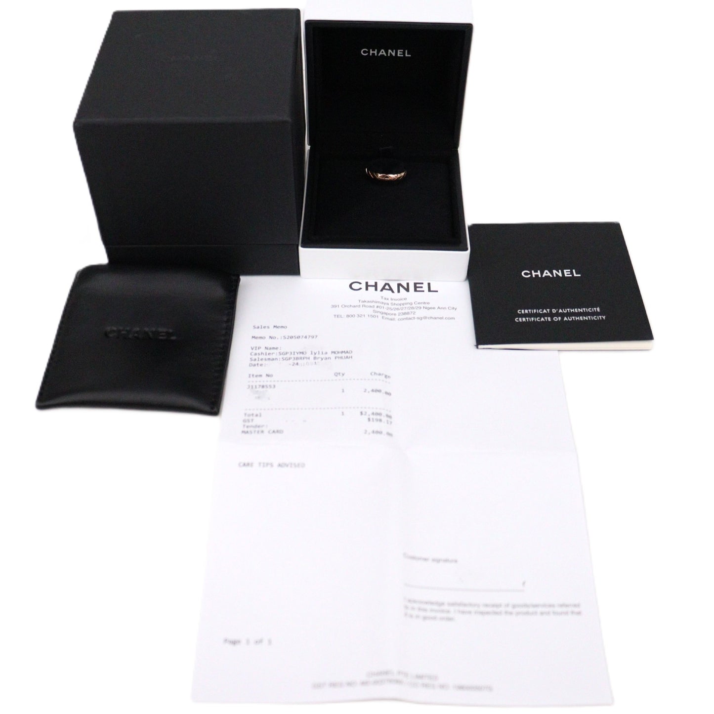 CHANEL J11785 Coco Crush Mini Version Ring