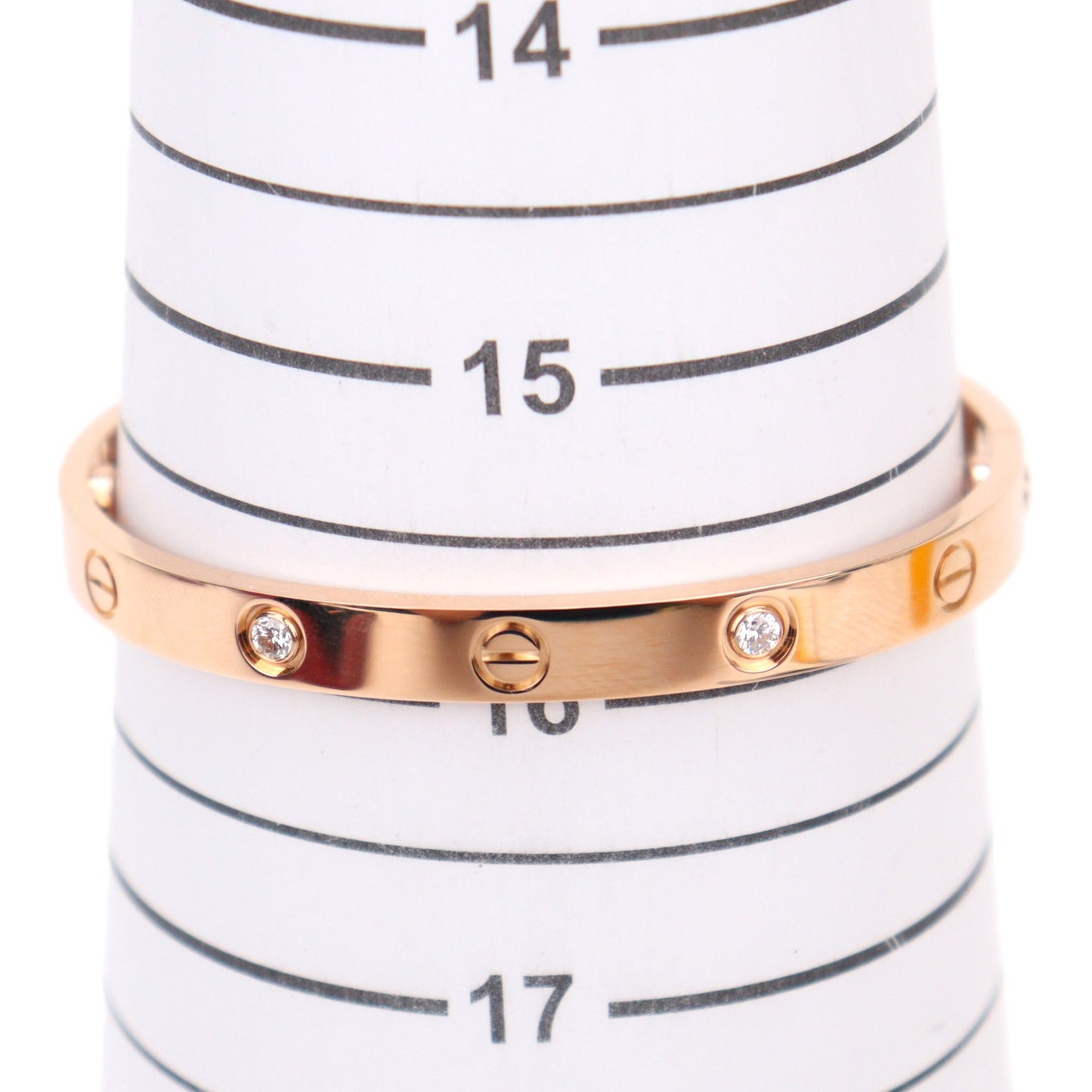 Cartier B6069917 Love Bracelet Classic Model 4 Diamonds