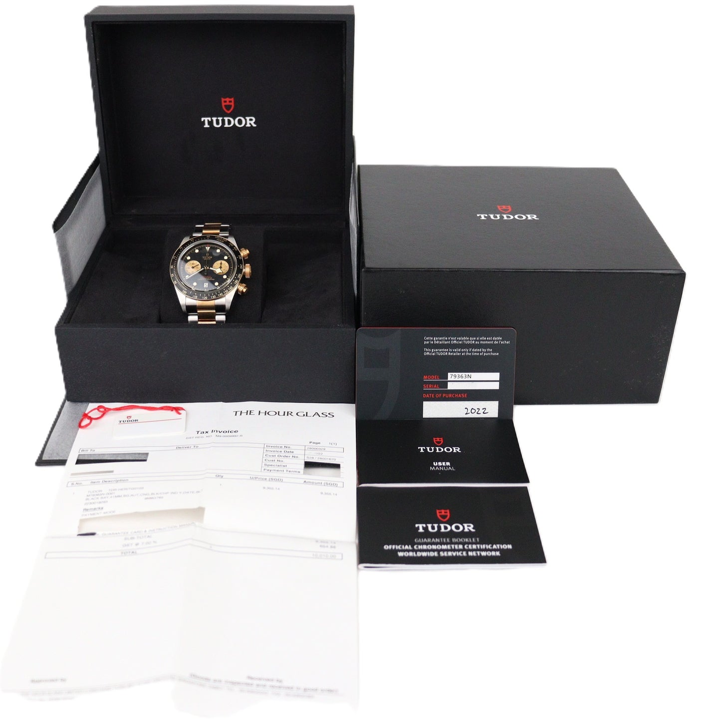 TUDOR 79363N Black Bay Chrono S&G