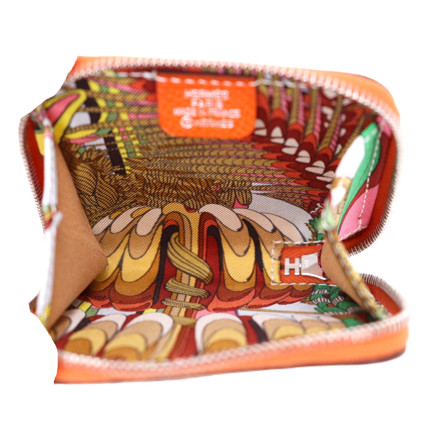 HERMES 080205CK SILK IN PORTE MONNAIE