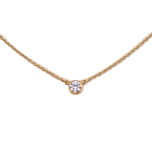 TIFFANY Diamonds by the Yard 0.21ct F-VS1-3EX Necklace