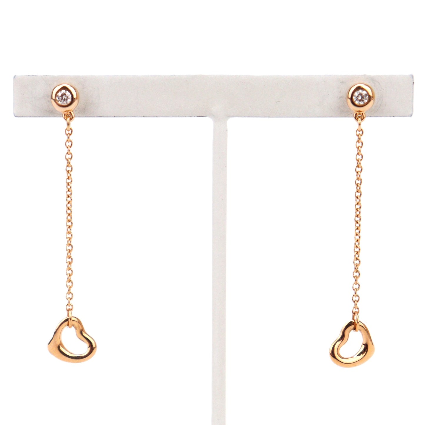 TIFFANY 60149891 Diamonds by the Yard Open Heart Earrings