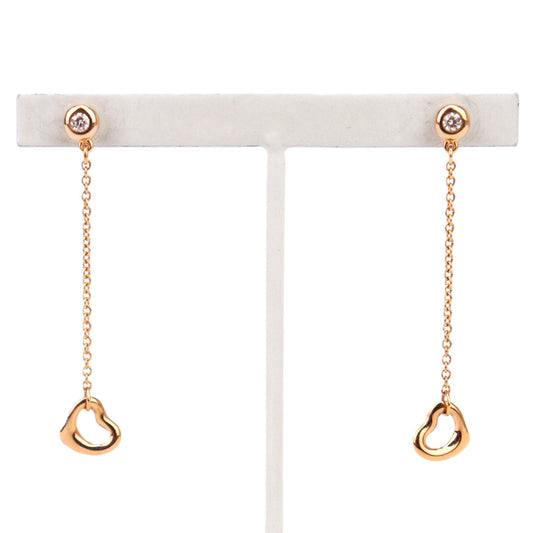 TIFFANY 60149891 Diamonds by the Yard Open Heart Earrings