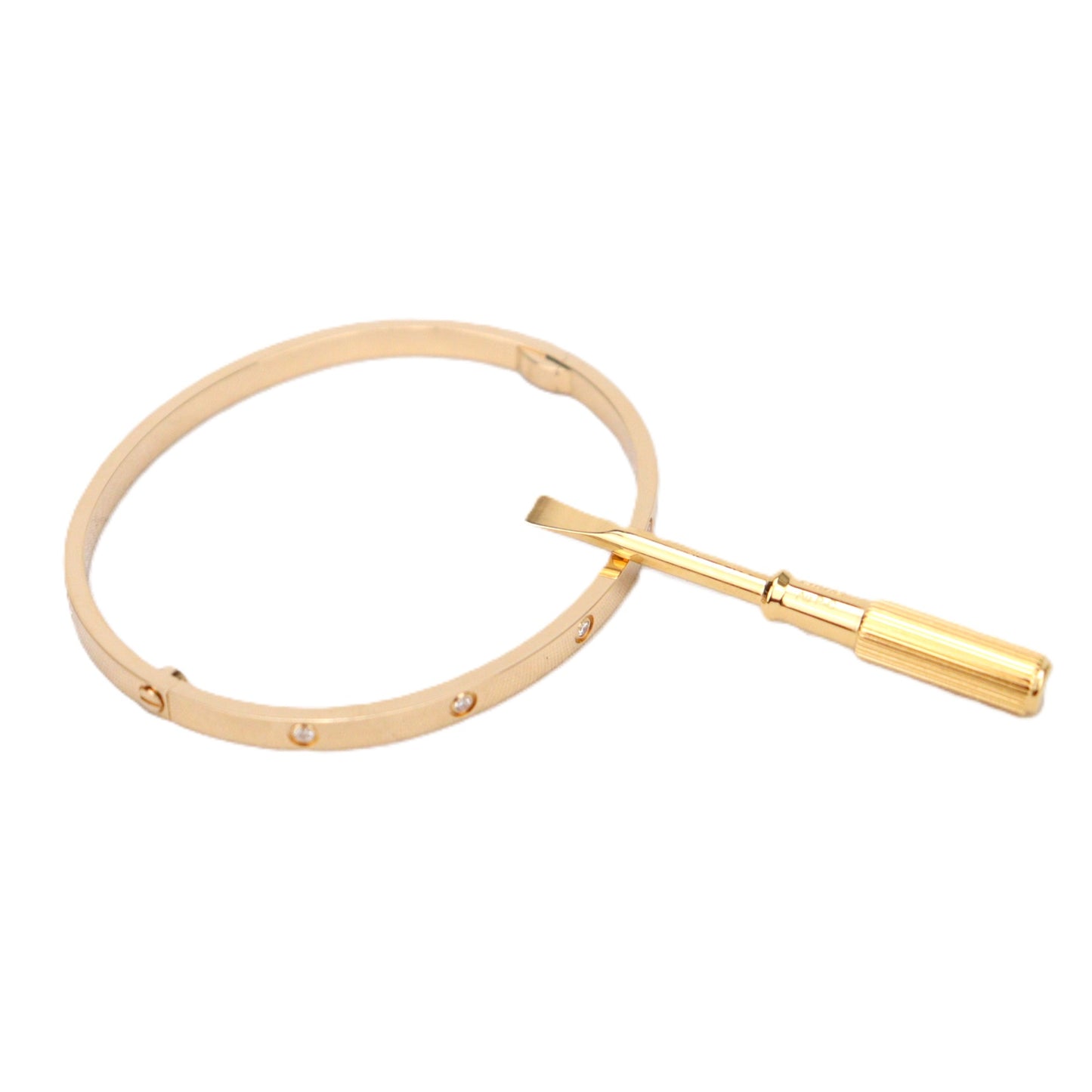 Cartier CRB6047817 Love Bracelet Small Model 10-Diamonds Bracelet