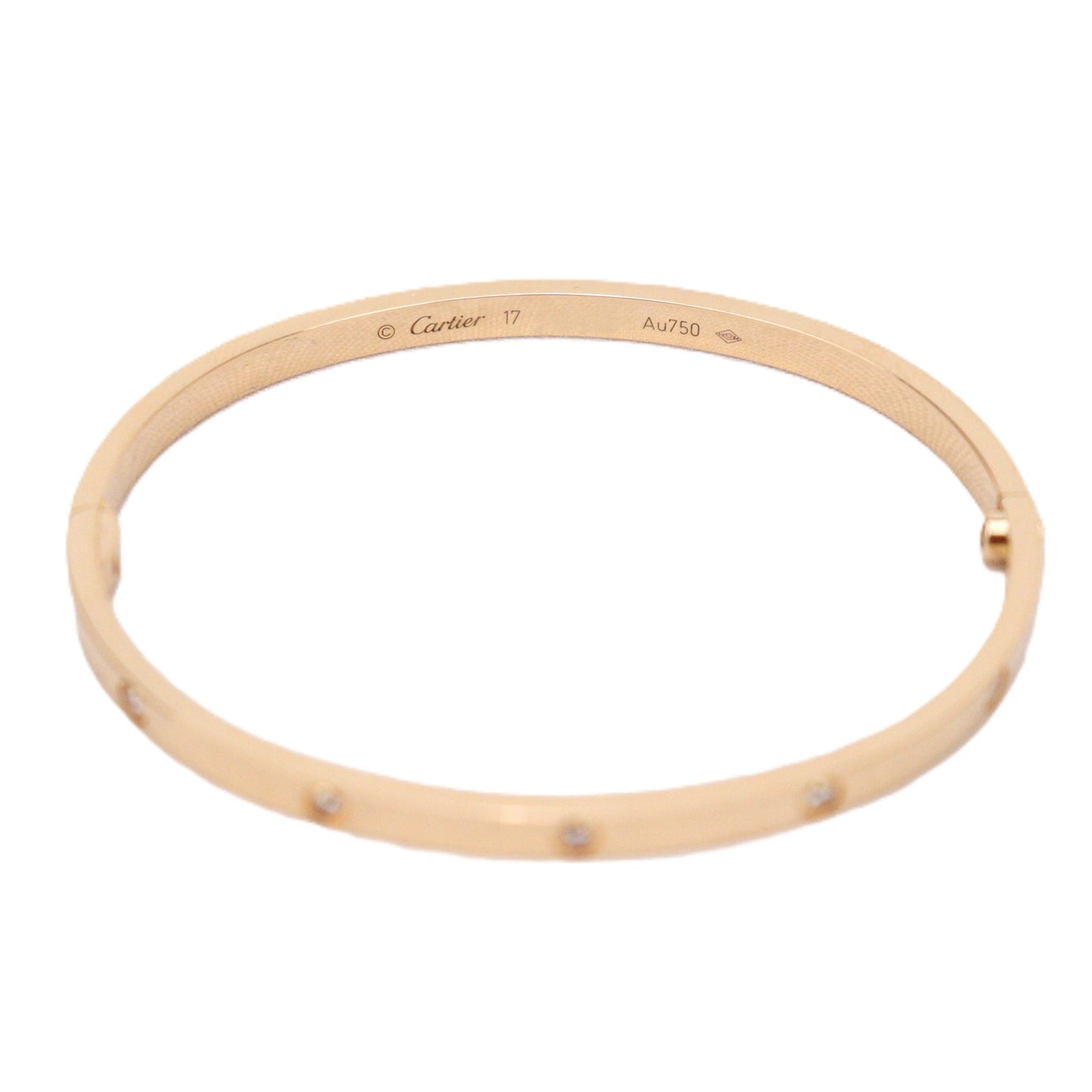 Cartier CRB6047817 Love Bracelet Small Model 10-Diamonds Bracelet