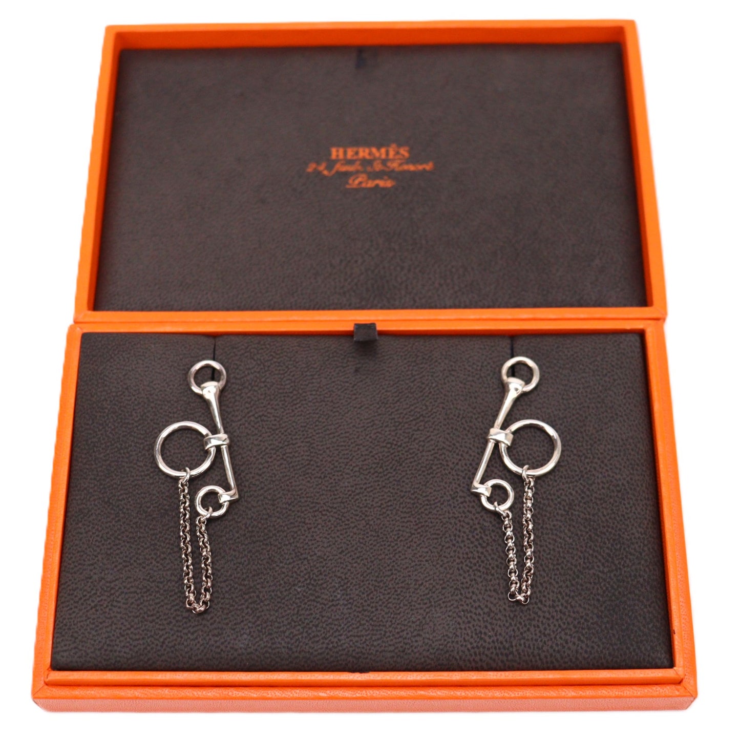 HERMES Mors de Bride Earrings