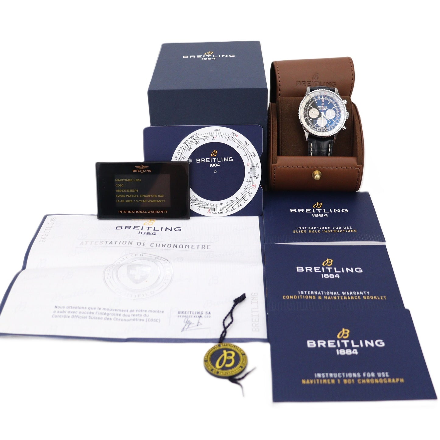 BREITLING AB0127/AB0127211B1P1 Navitimer 1 B01 Chronograph