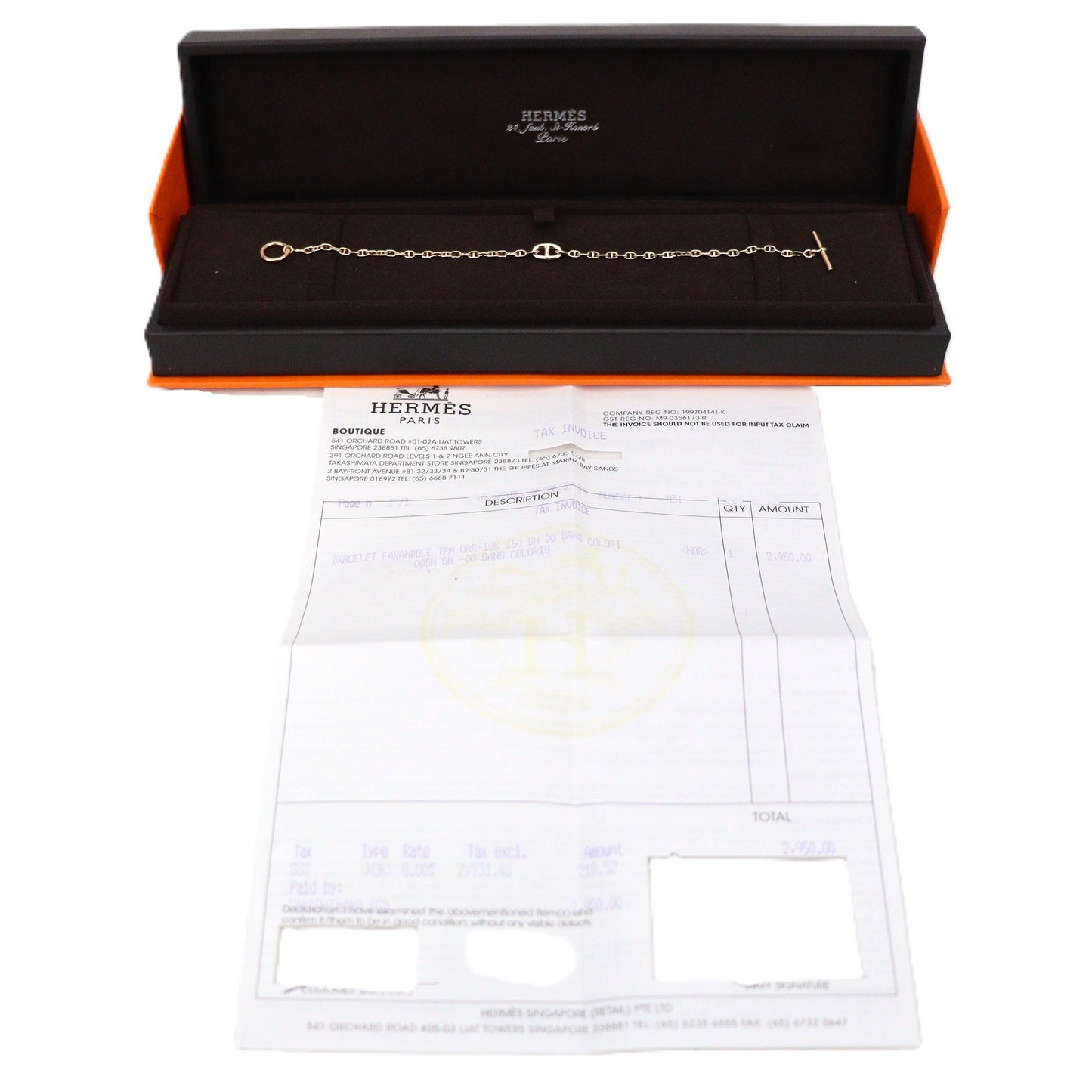 HERMES H119450B Farandole TPM Bracelet