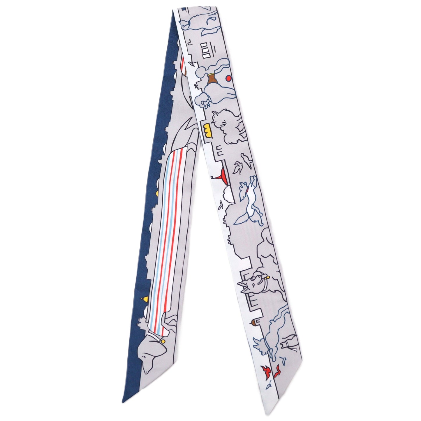 HERMES 064116S TWILLY SCARF
