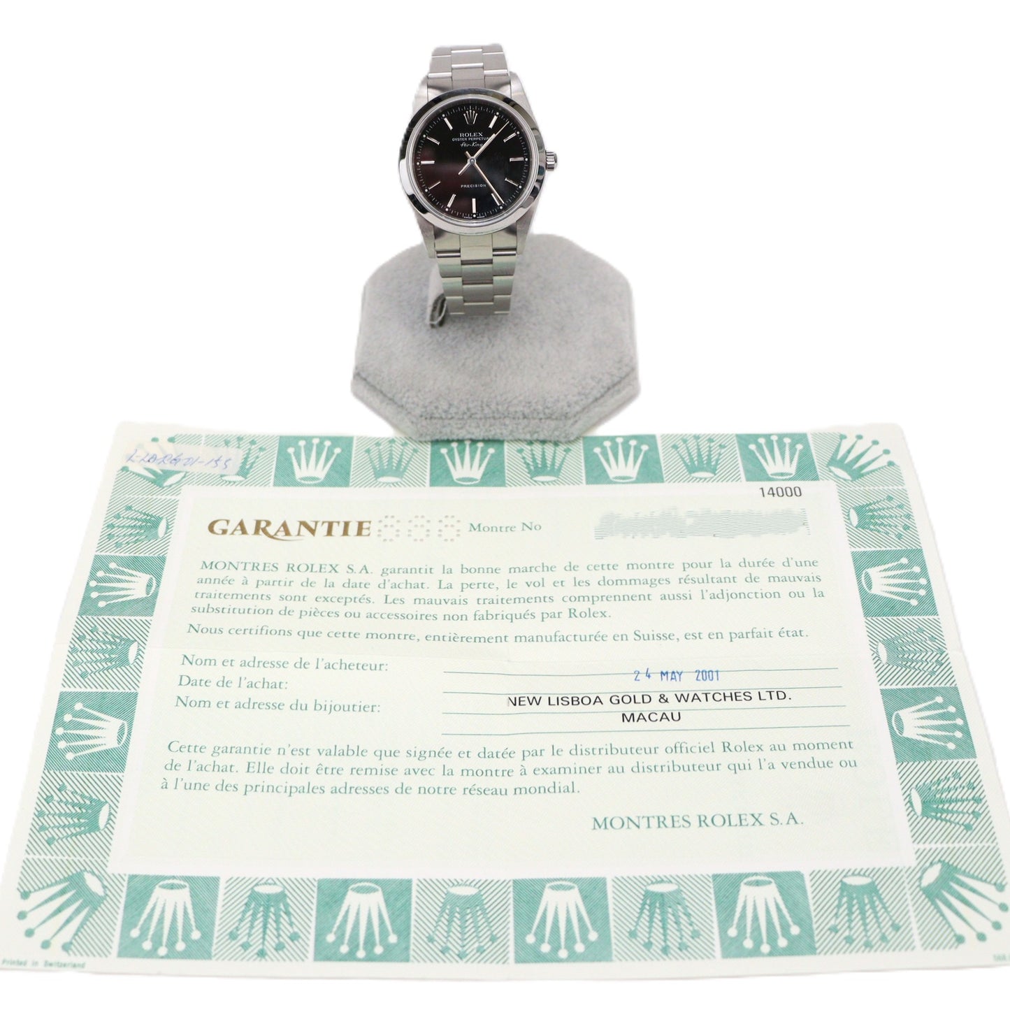 ROLEX 14000 Air King