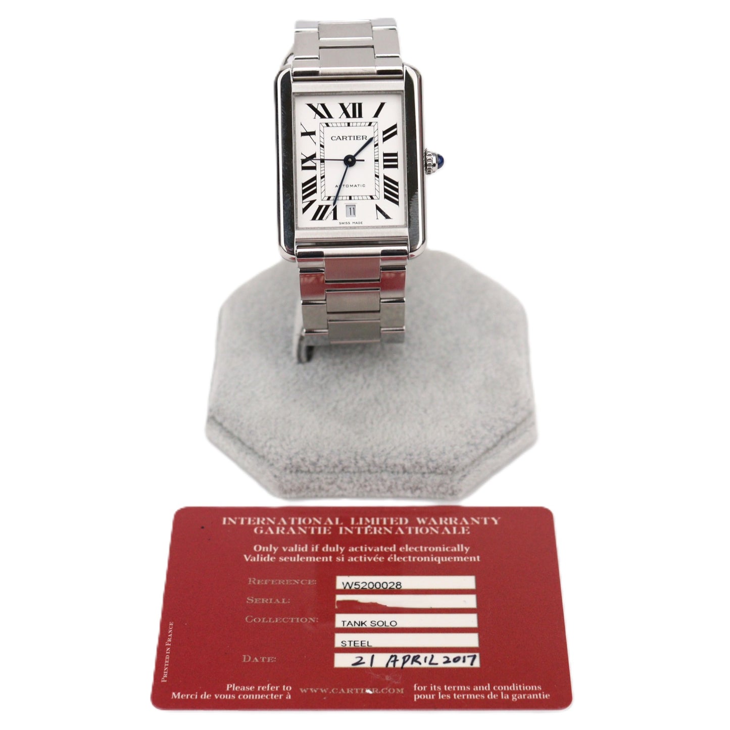 Cartier W5200028 Tank Solo