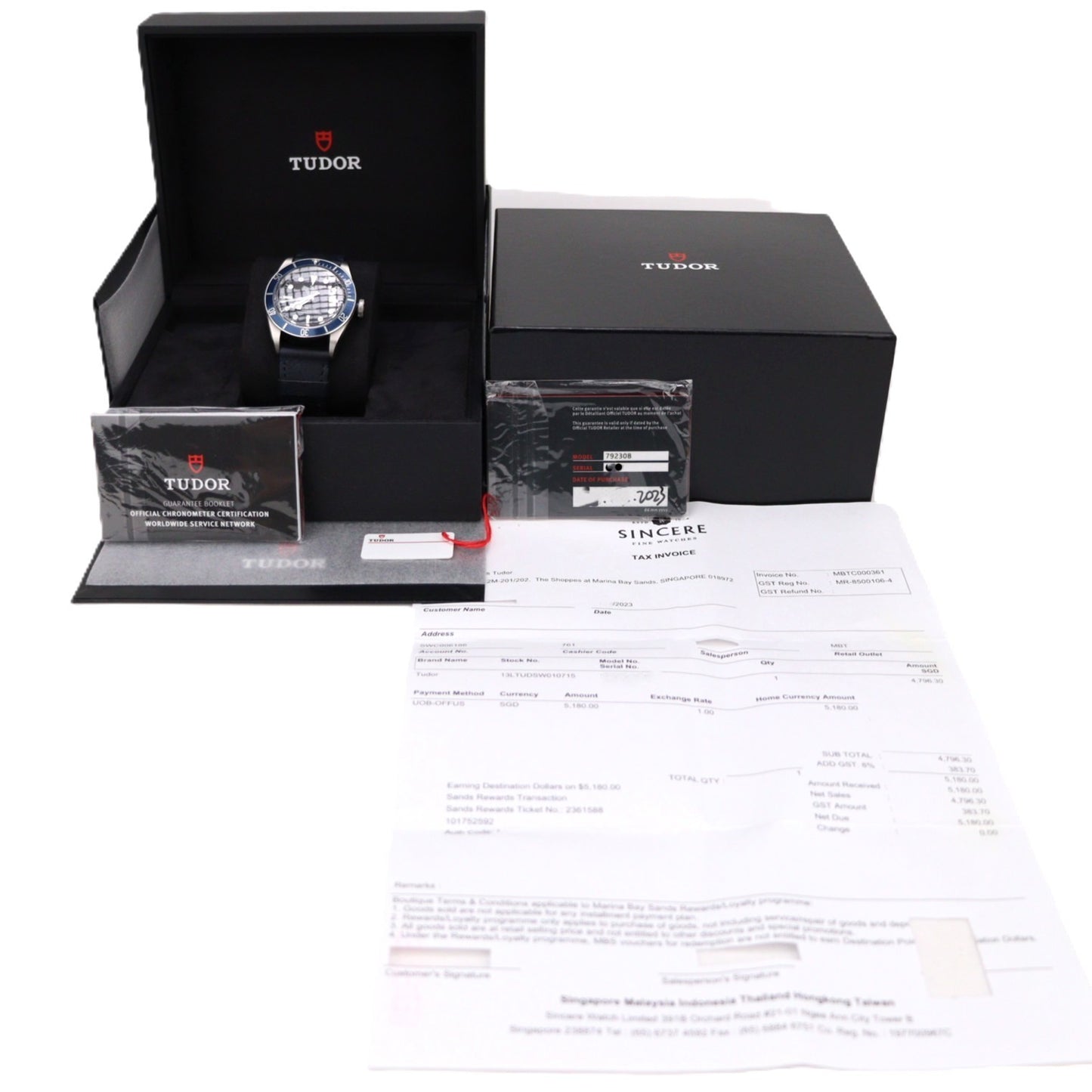 TUDOR 79230B Black Bay