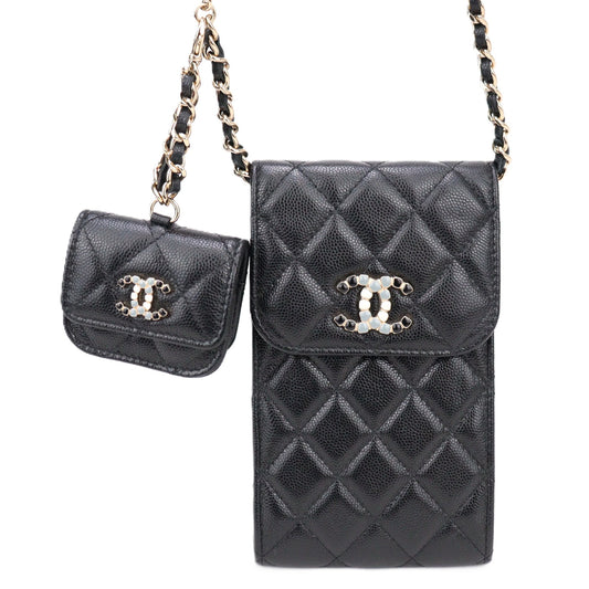 CHANEL AP2033 PHONE&AIRPODS CASE