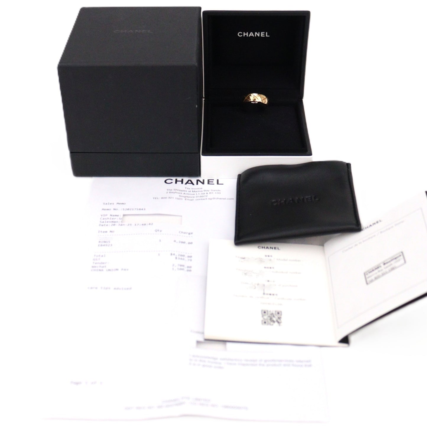 CHANEL J10571 Coco Crush Small Version Ring