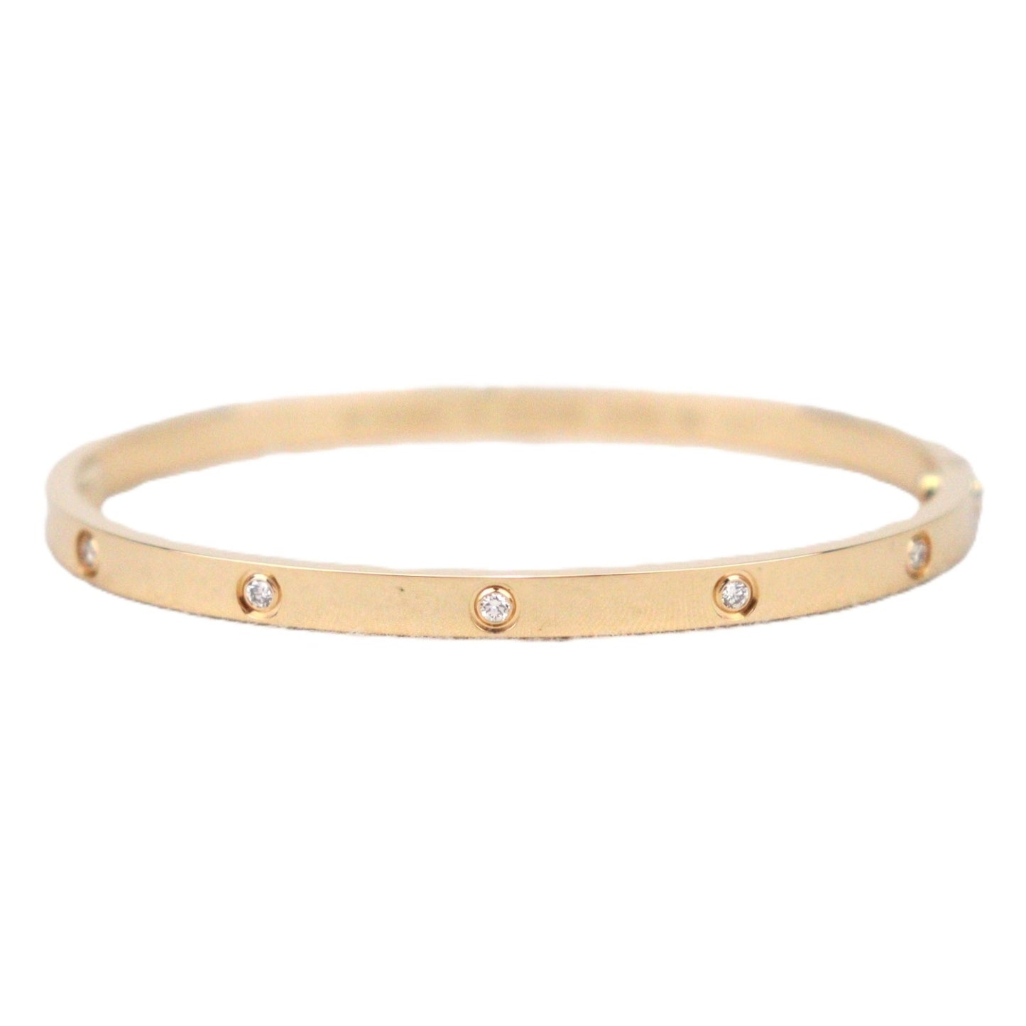 Cartier CRB6047816 Love Small Model 10-Diamonds Bracelet
