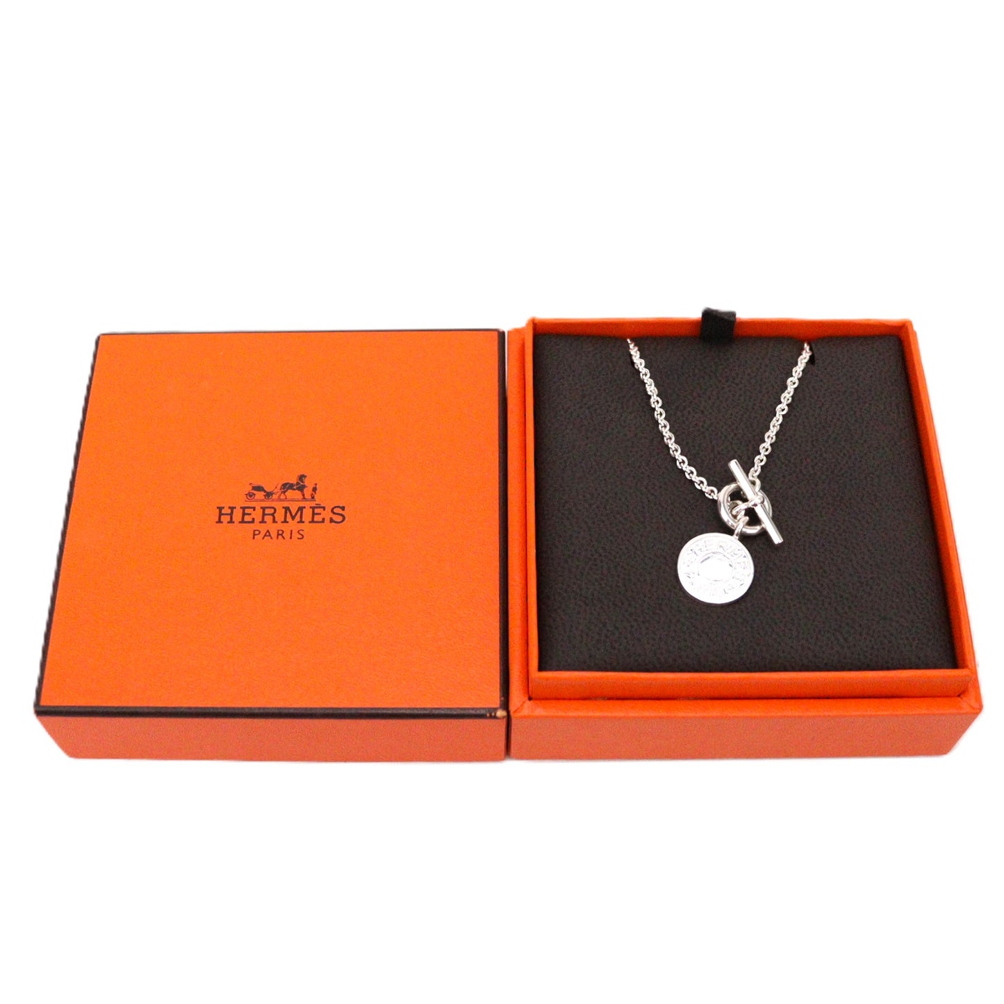 HERMES H104143B 00 Amulettes Hermès Ex-Libris Necklace