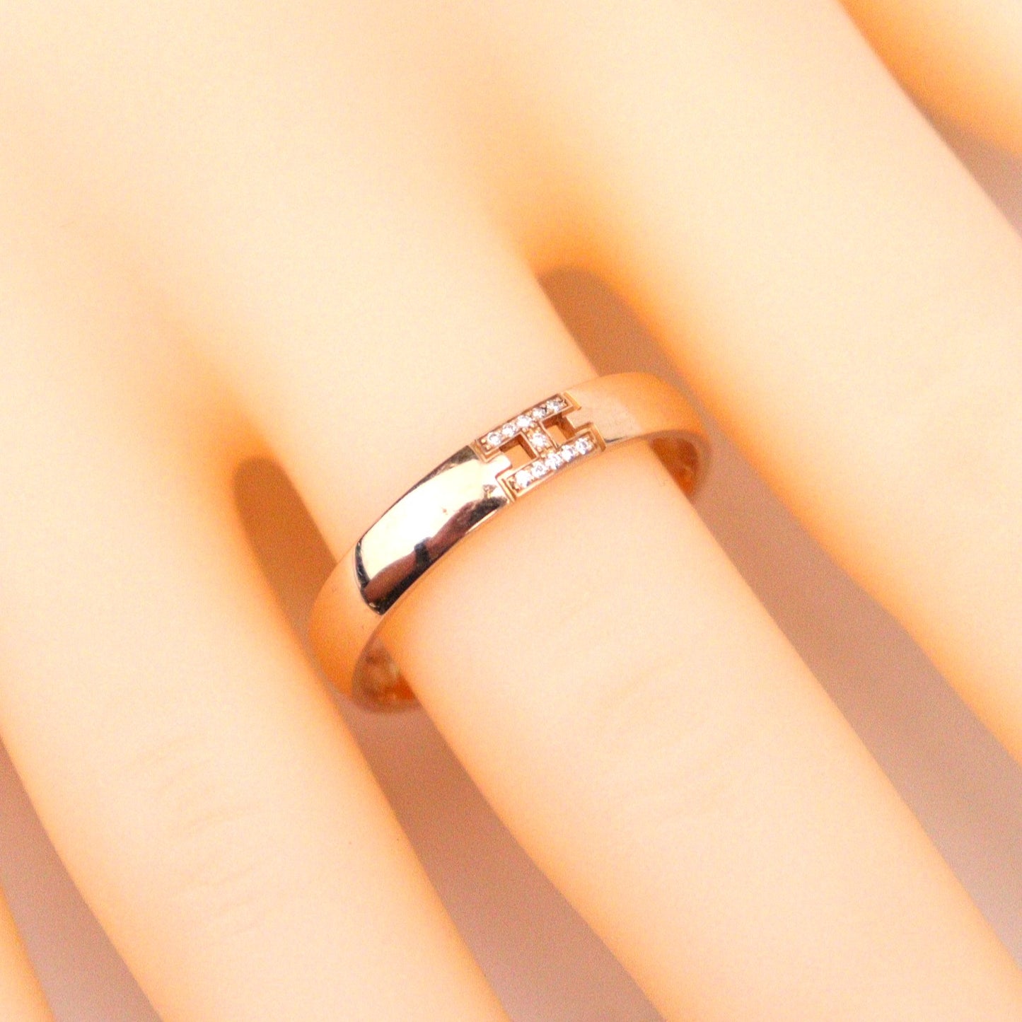 HERMES H119850B Ever Herakles Wedding Band Ring