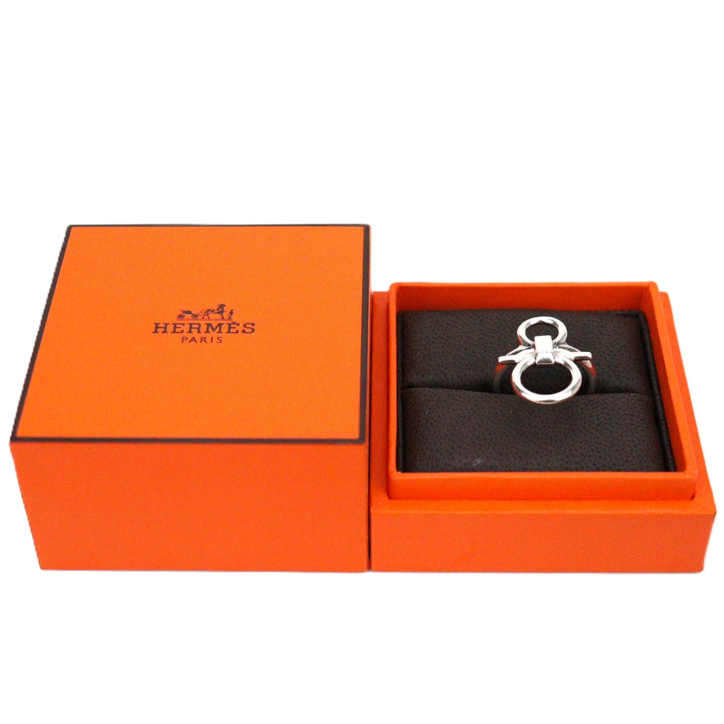 HERMES H115606B Mors de Bride Medium Model Ring