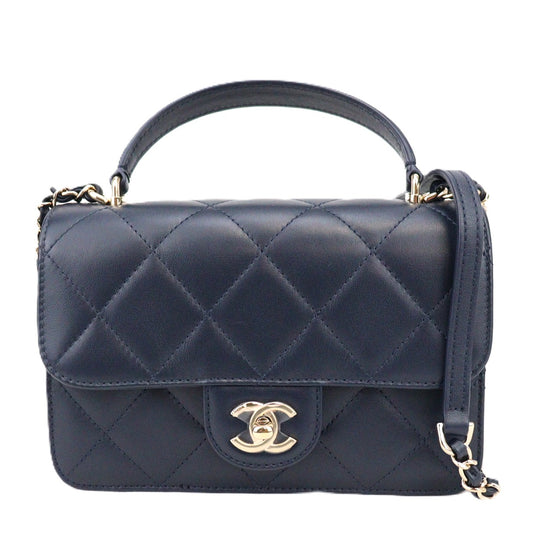 CHANEL AS2680 TOP HANDLE FLAP HANDBAG