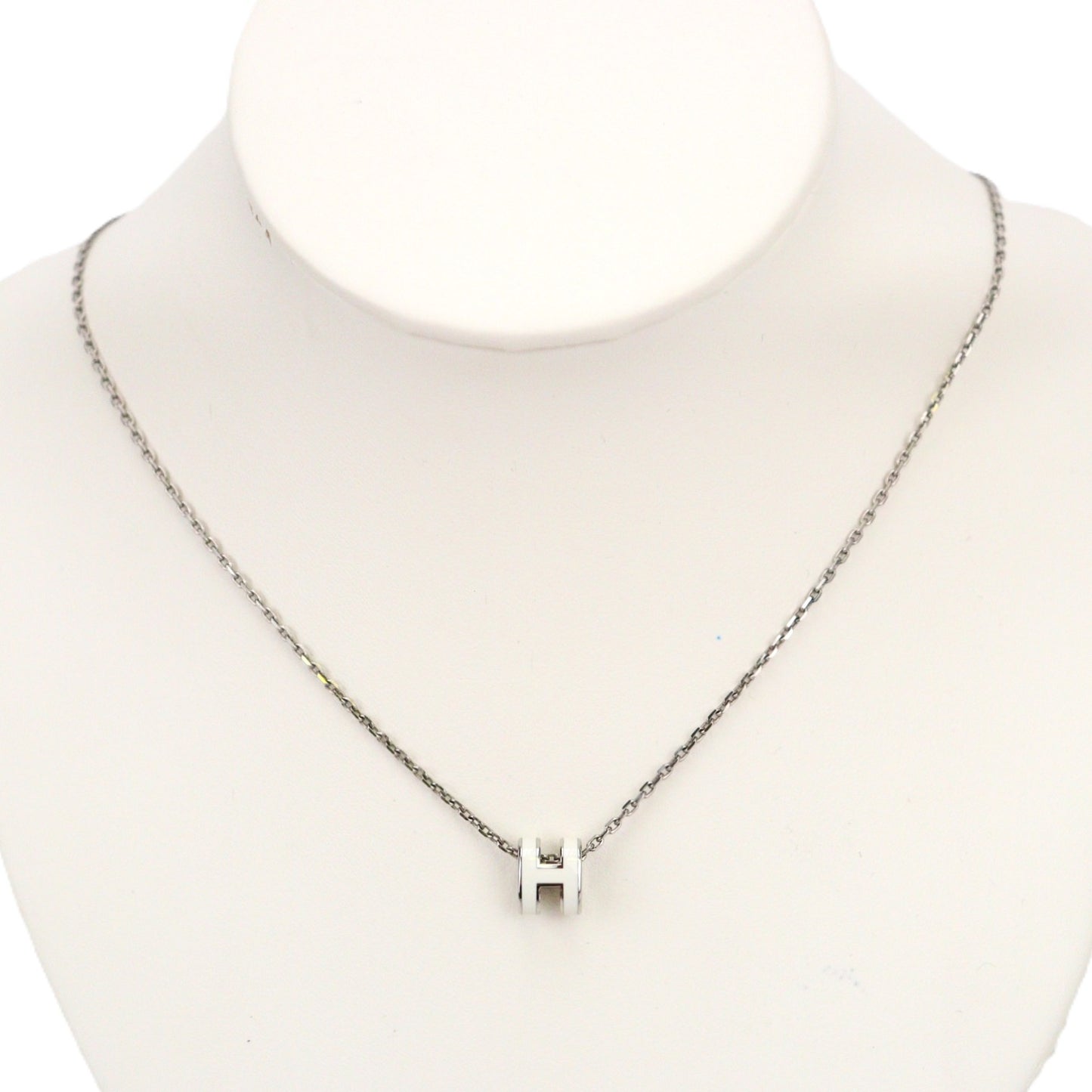 HERMES 147992FP POP H MINI NECKLACE