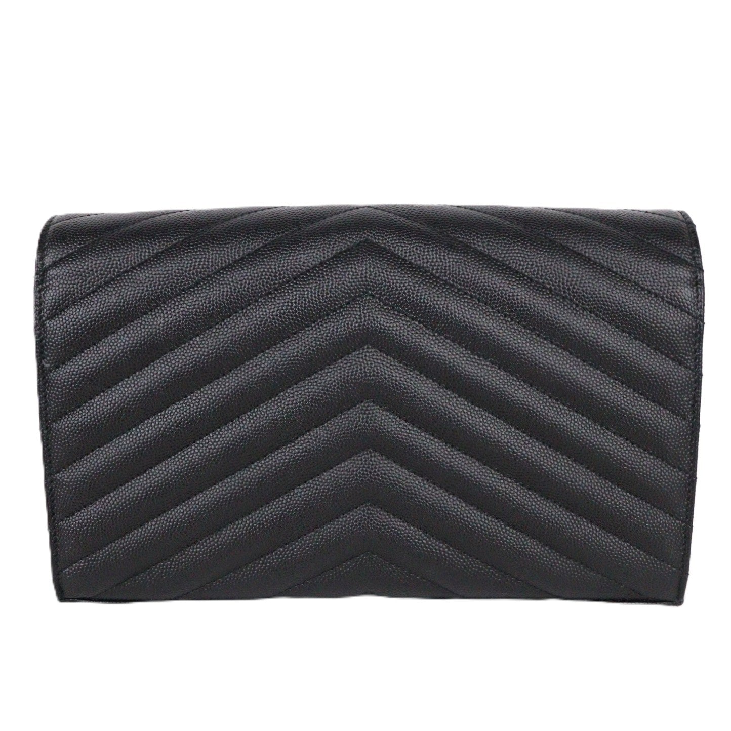 SAINT LAURENT 377828 BOW01 CASSANDRE WALLET ON CHAIN