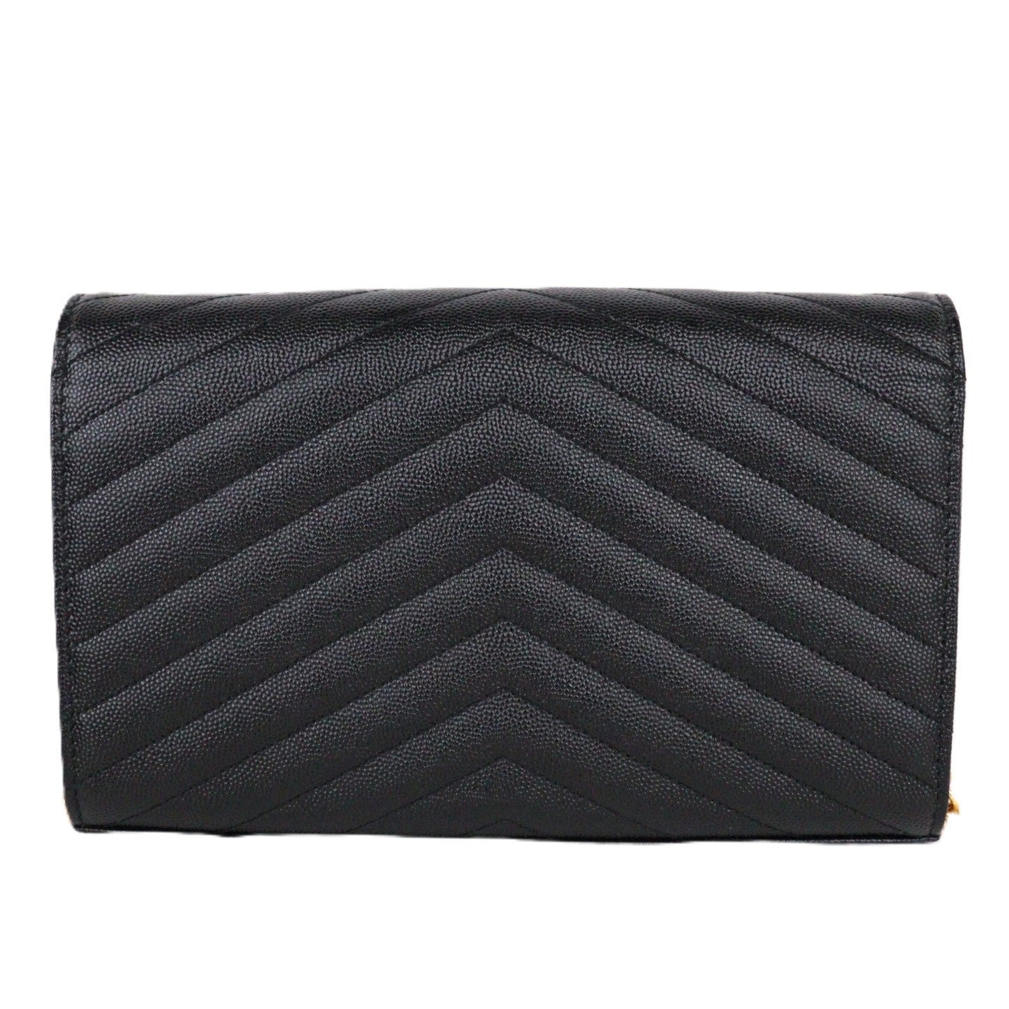 SAINT LAURENT 377828 BOW01 CASSANDRE WALLET ON CHAIN