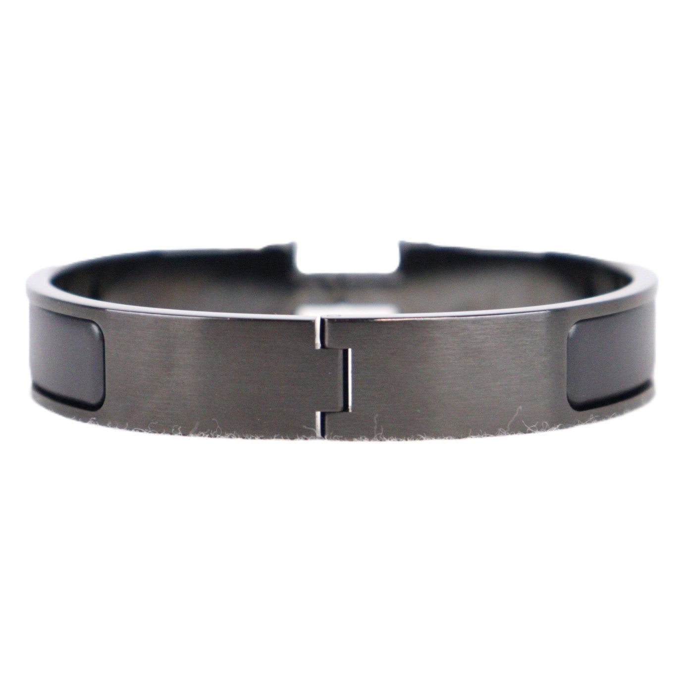 HERMES 703203FK CLIC HH SO BLACK BRACELET