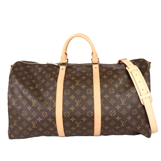LOUIS VUITTON M41414 KEEPALL BANDOULIERE 55 TRAVEL BAG