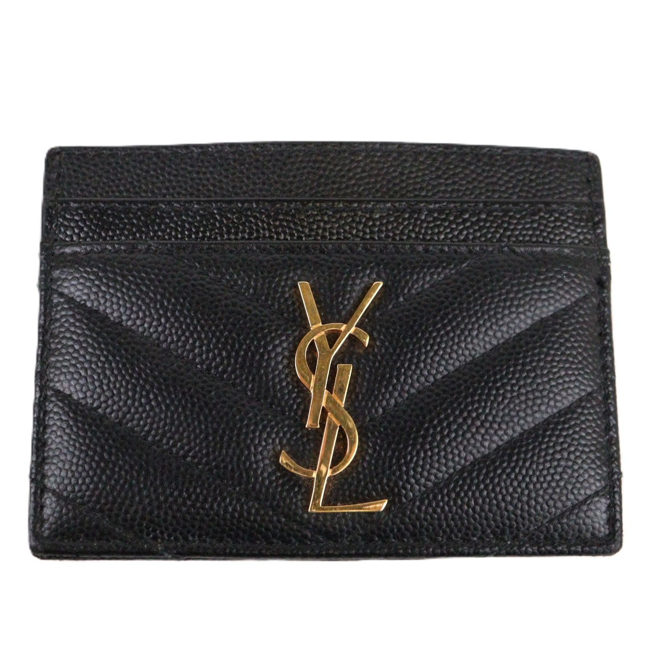 SAINT LAURENT 423291 BOW01 CASSANDRE CARD HOLDER