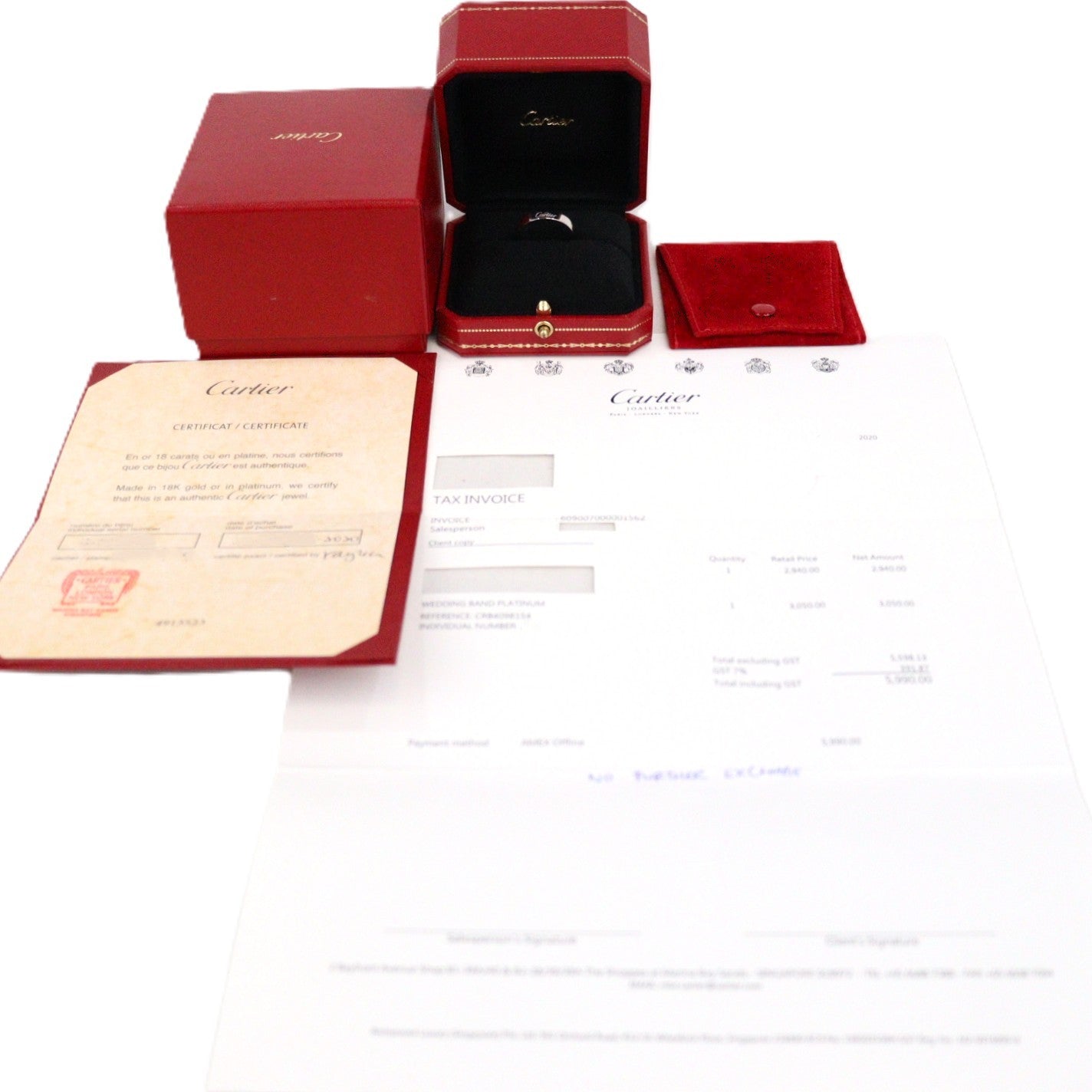 Cartier CRB4098154 C de Cartier Wedding Band Ring