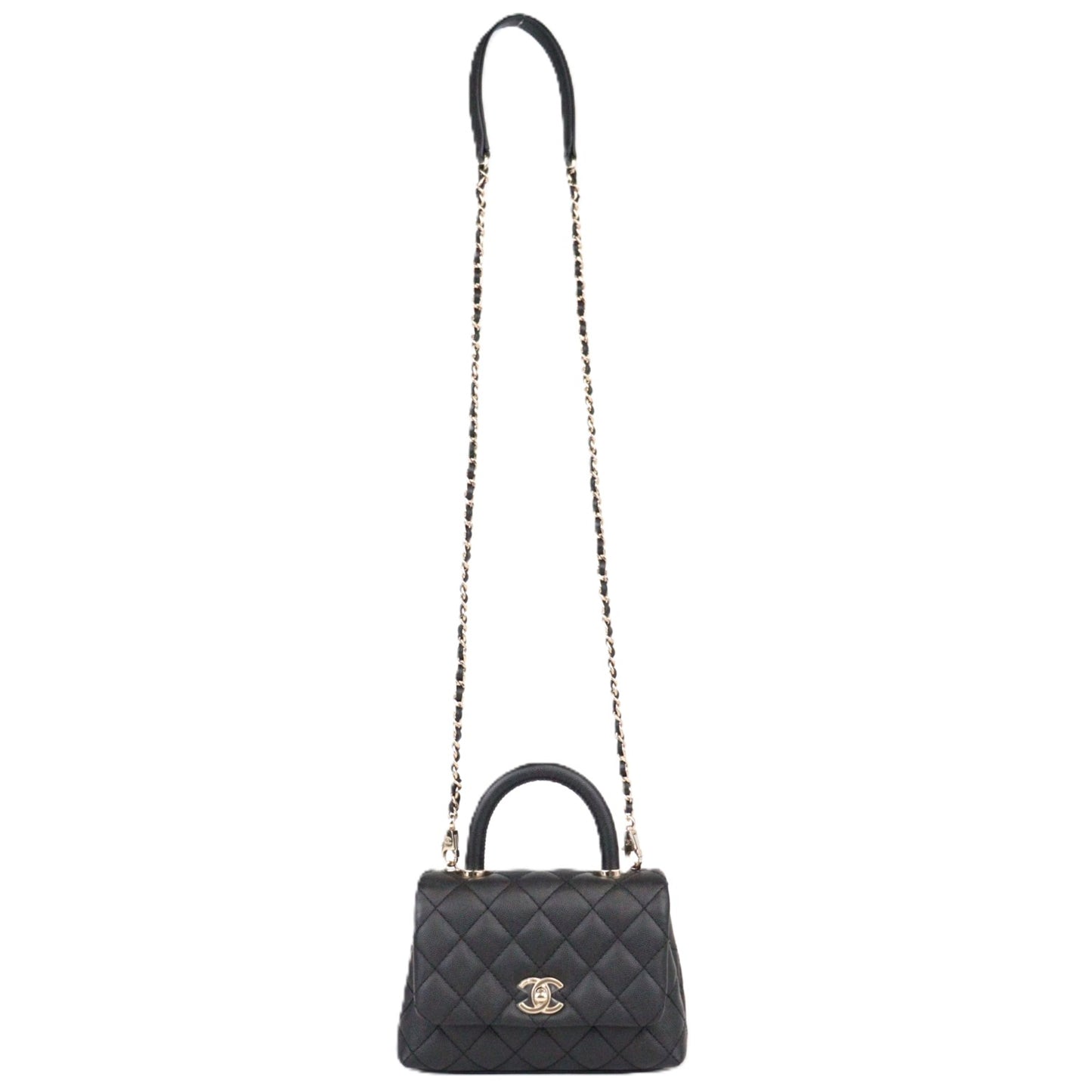 CHANEL AS2215 COCO HANDLE MINI HANDBAG