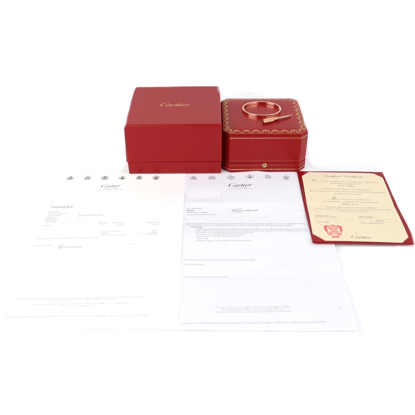 Cartier B6047316 Love Small Model #16 Bracelet
