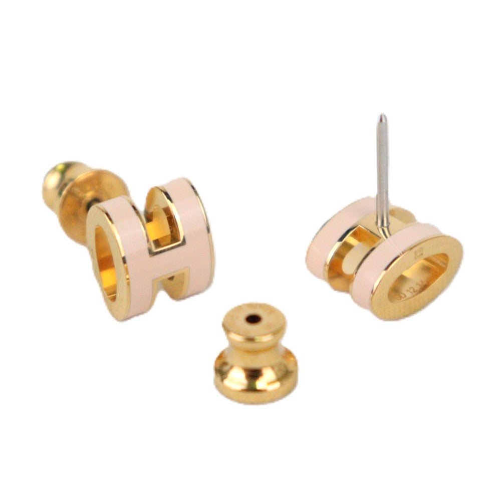 HERMES 608002F POP H MINI EARRINGS