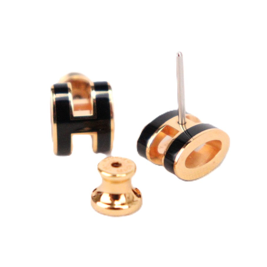 HERMES 608002FO POP H MINI EARRINGS