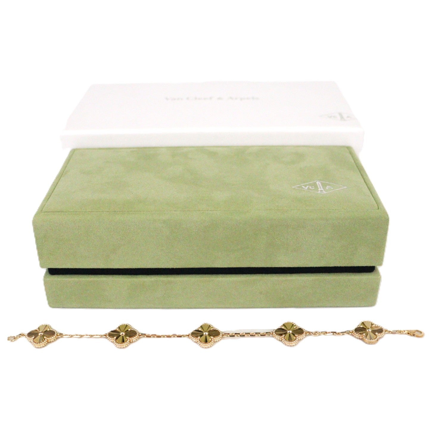 Van Cleef & Arpels VCARP3JK00 Vintage Alhambra 5 Motifs Bracelet