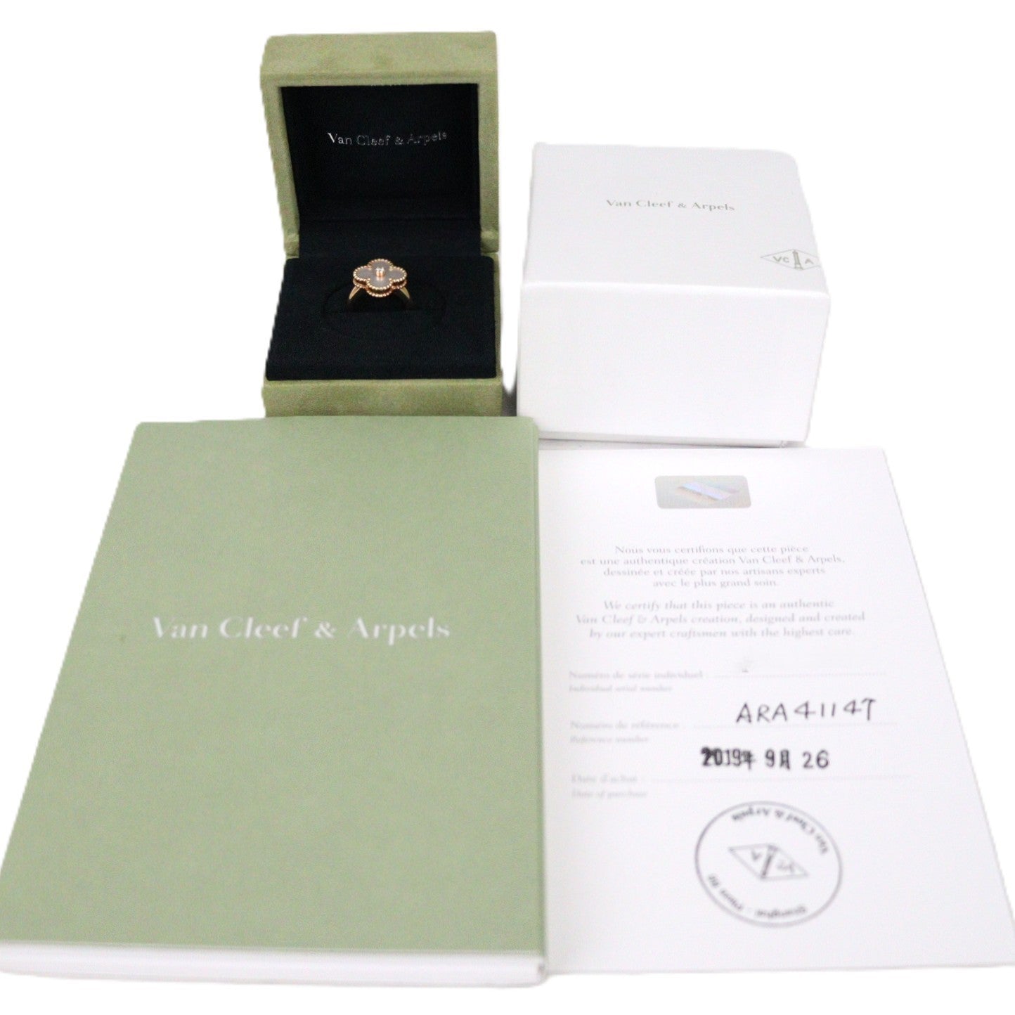 Van Cleef & Arpels VCARA41147 Vintage Alhambra Ring #47