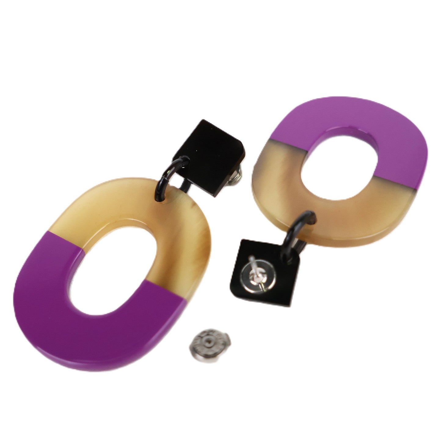 HERMES 696201FL ISTHME EARRINGS