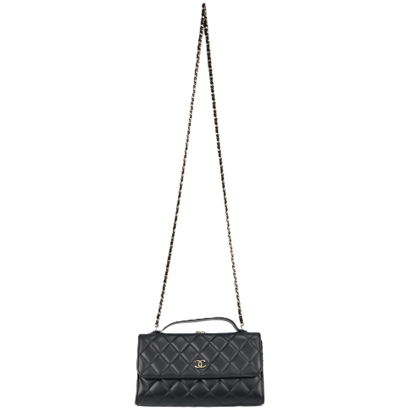 CHANEL AP2875 FLAP PHONE HOLDER CROSSBODY BAG