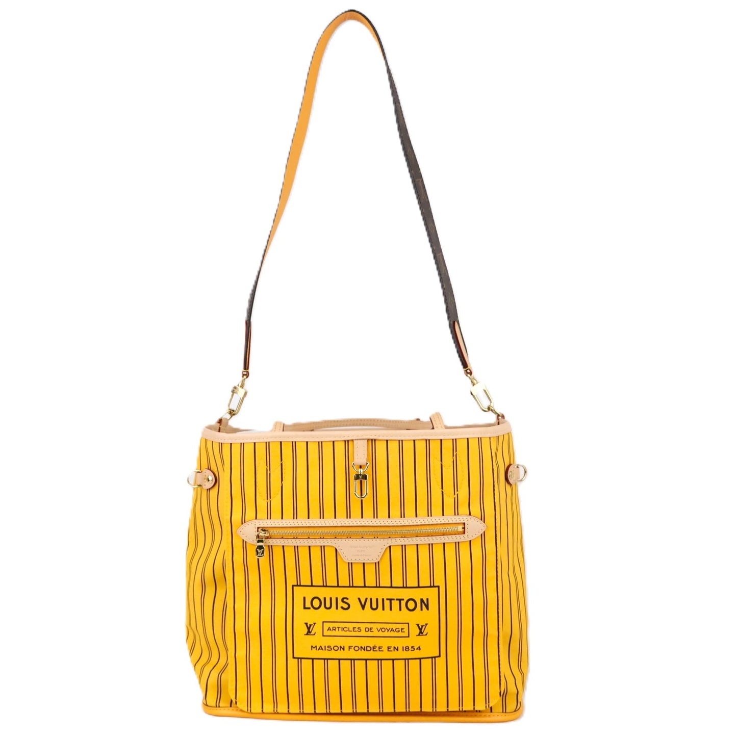 LOUIS VUITTON M11947 NEVERFULL INSIDE OUT MM TOTE BAG