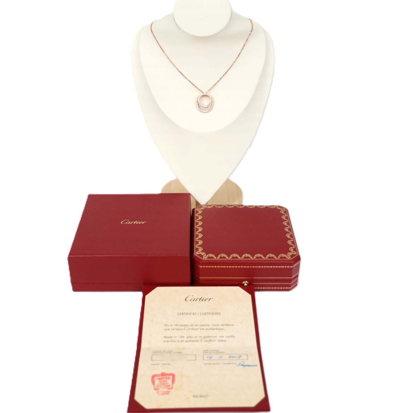Cartier N7424322 Etincelle Triple Row Necklace