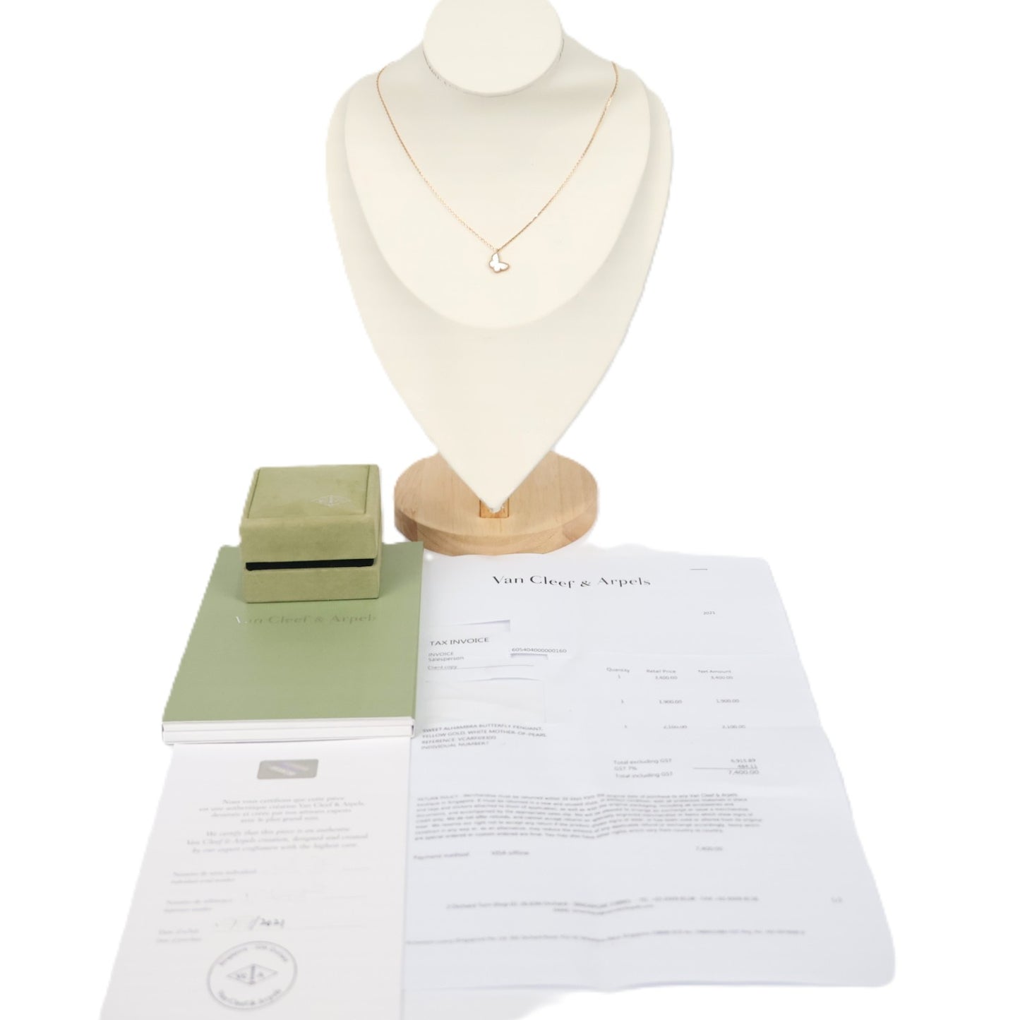 Van Cleef & Arpels VCARF69300 Sweet Butterflies Necklace