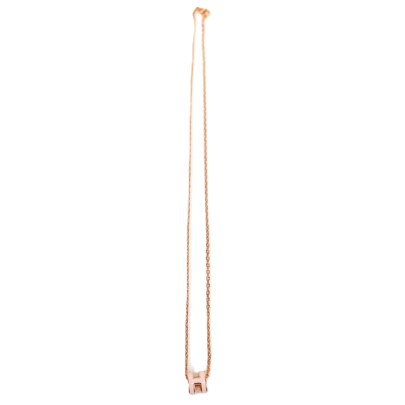 HERMES 147992FO POP H MINI NECKLACE