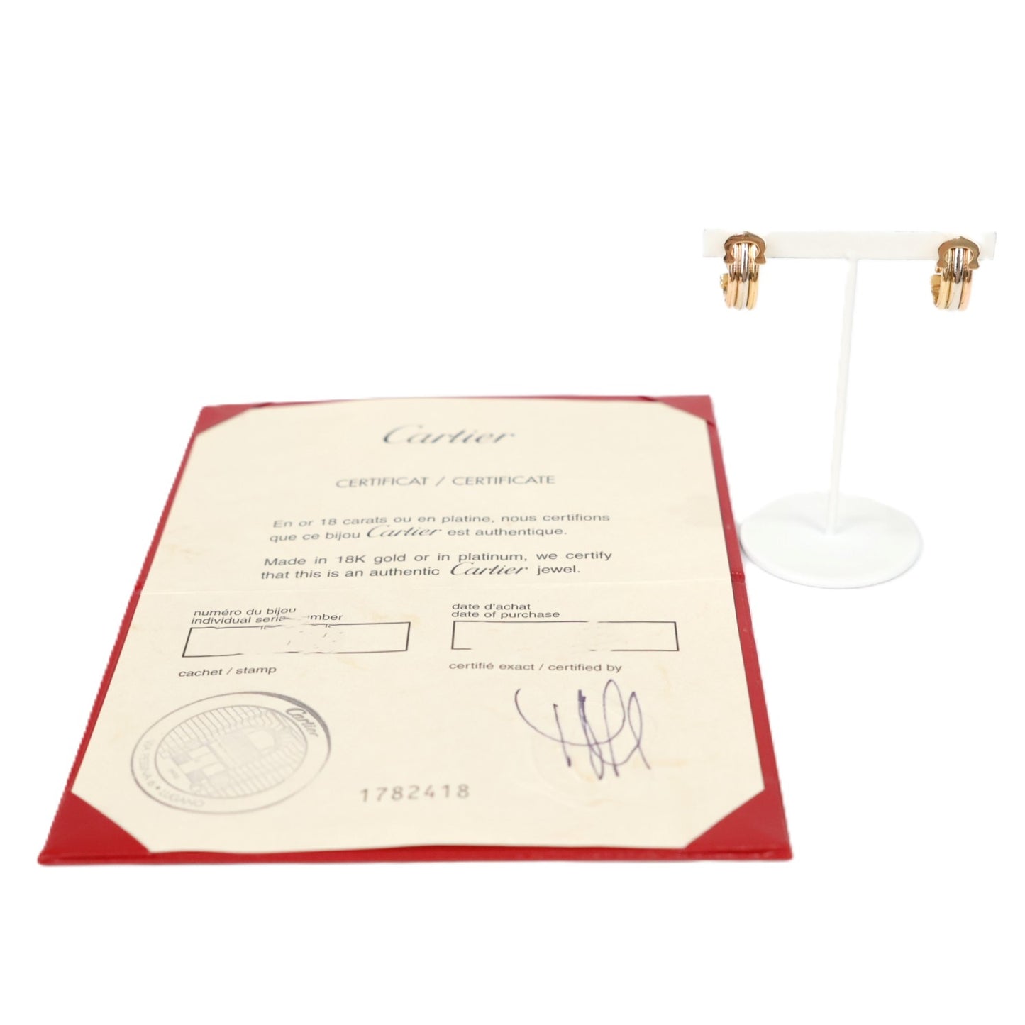 Cartier 2C Earrings